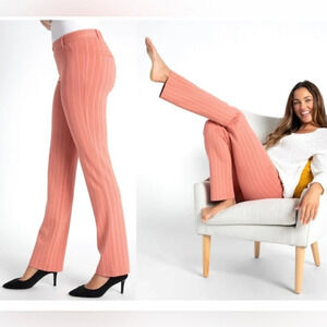 Women's Coral Striped Pants